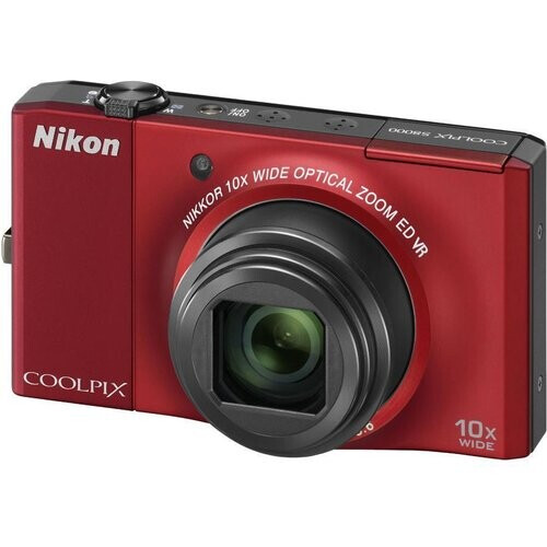 Compact Coolpix S8000 - Red + Nikon Nikon Nikkor ...