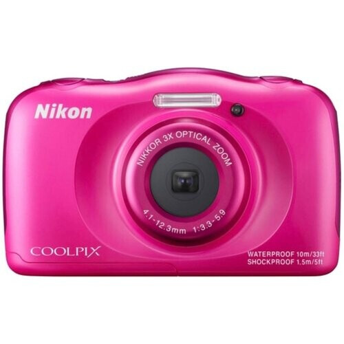 Compact - Nikon Coolpix S33 - Pale pink + Nikon ...
