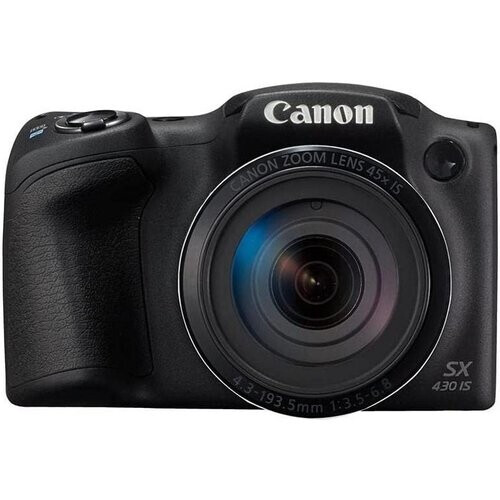 Compact Canon PowerShot SX430 IS - Black + Lens ...