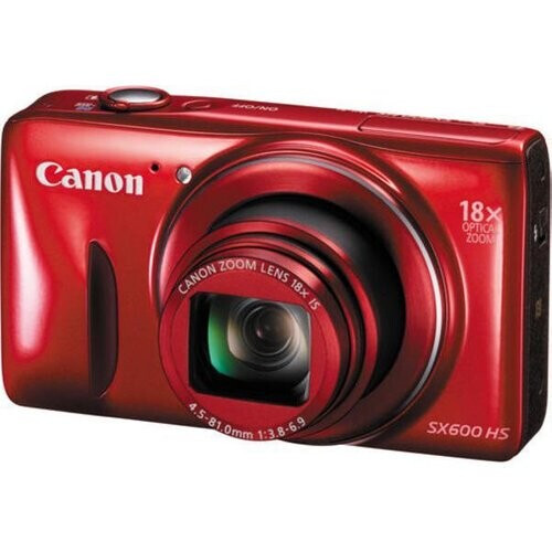 Canon PowerShot SX600 HS Compact 16 - Red ...