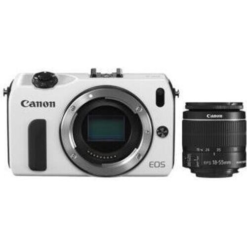 Compacta - Canon EOS M - Blanco + Canon Zoom Lens ...