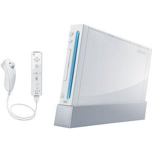 Console Nintendo Wii + Jeux Mario KART - Blanc  La ...