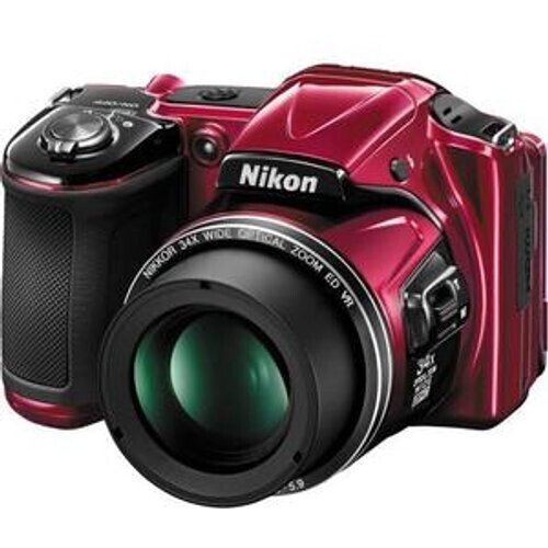 Híbrida - Nikon CoolPix L830 Rojo/Negro + ...