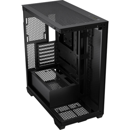 Das Corsair 3500X ist ein schwarzes Mid-Tower ...