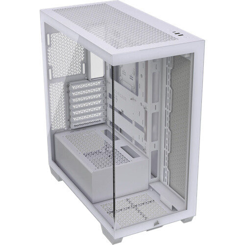 Das Corsair 3500X ist ein weißes Mid-Tower ...