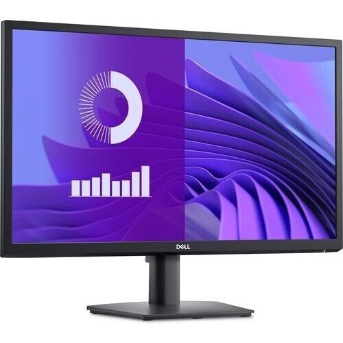The Dell E2425H monitor is a 23.8-inch LCD display ...