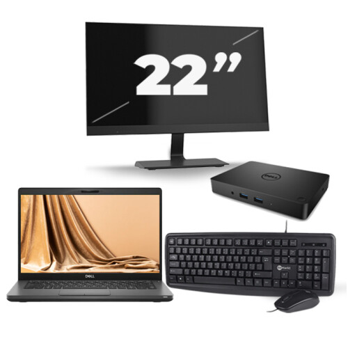 Frontend naam:Dell Latitude 5401 + 1x 22 inch ...