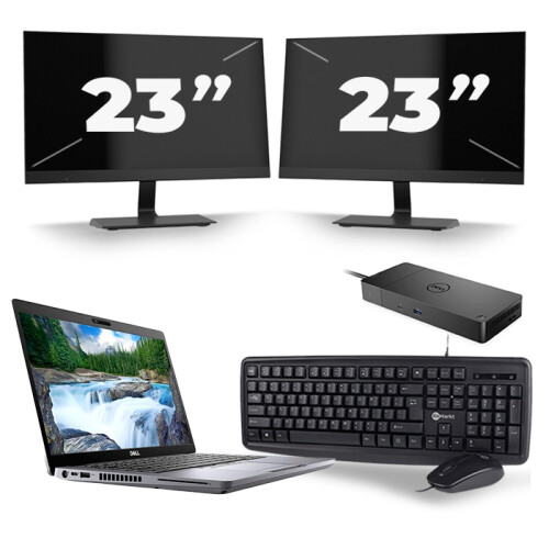 Frontend naam:Dell Latitude 5410 + 2x 23 inch ...