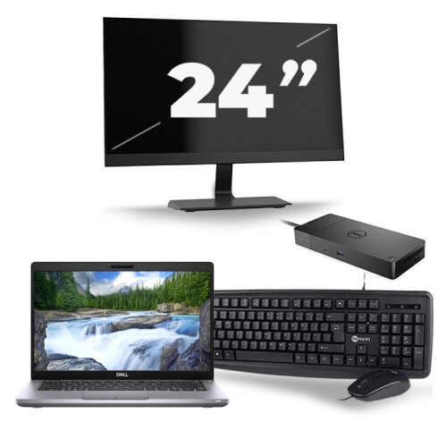 Frontend naam:Dell Latitude 5411 + 1x 24 inch ...