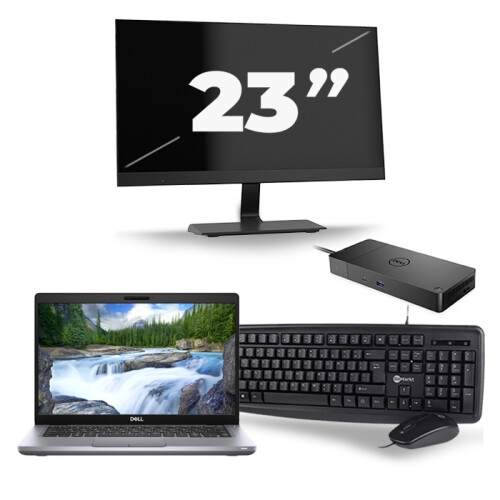 Frontend naam:Dell Latitude 5411 + 1x 23 inch ...