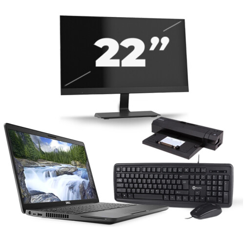 Frontend naam:Dell Latitude 5500 + 1x 22 inch ...