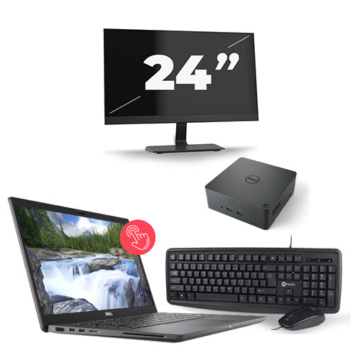 Frontend naam:Dell Latitude 7310 + 1x 24 inch ...