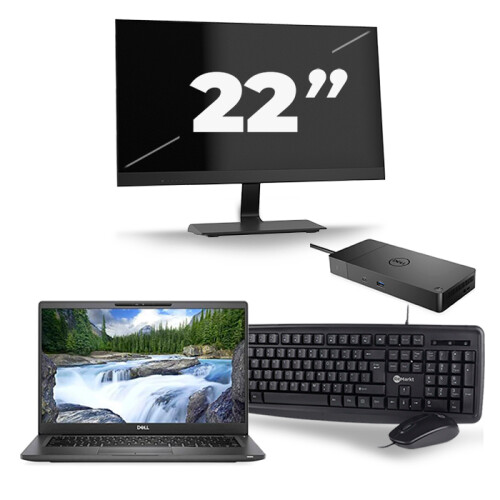 Frontend naam:Dell Latitude 7400 + 1x 22 inch ...