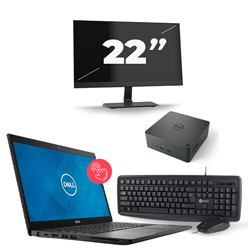 Frontend naam:Dell Latitude 7490 + 1x 22 inch ...