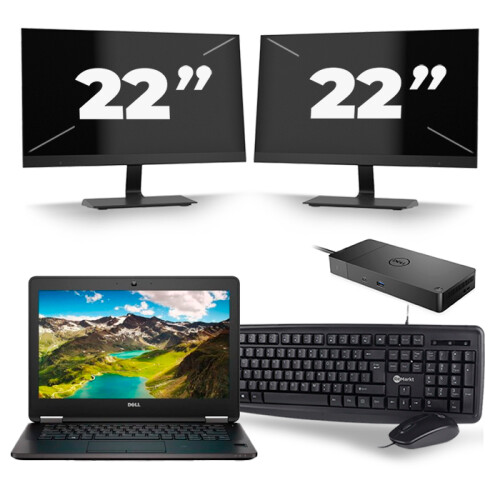 Frontend naam:Dell Latitude E7270 + 2x 22 inch ...
