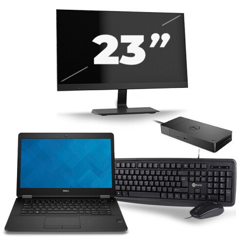 Frontend naam:Dell Latitude E7470 + 1x 23 inch ...