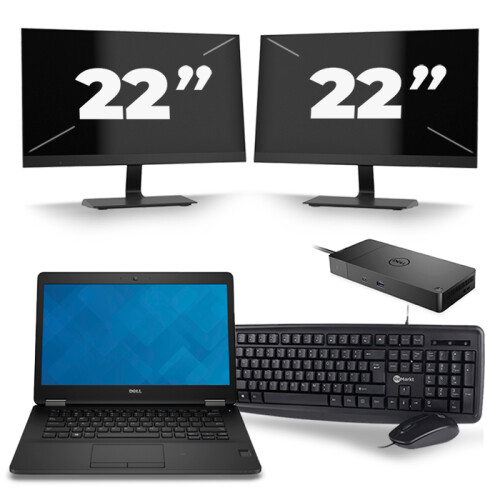Frontend naam:Dell Latitude E7470 + 2x 22 inch ...