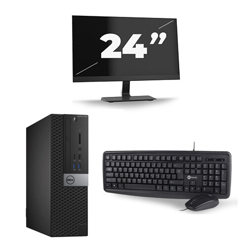 Frontend naam:Dell Optiplex 3040 USFF + 1x 24 inch ...