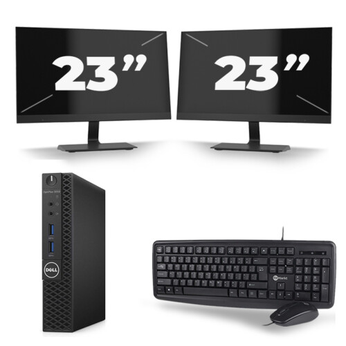 De Dell Optiplex 3070 Micro USFF is een compacte ...