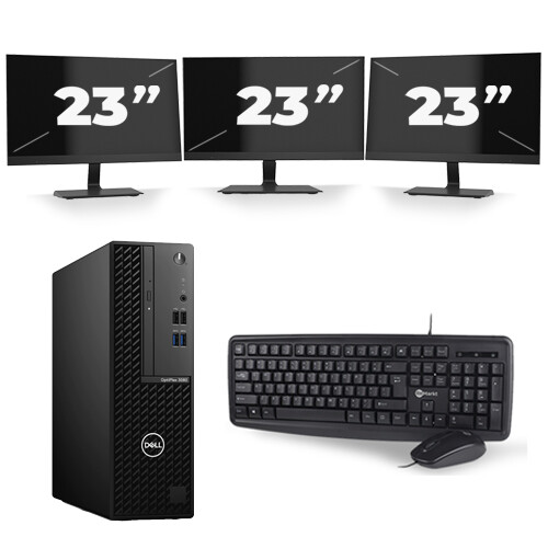 Frontend naam:Dell Optiplex 3080 Micro USFF + 3x ...