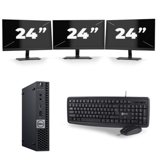 Frontend naam:Dell Optiplex 7070 Micro USFF + 3x ...