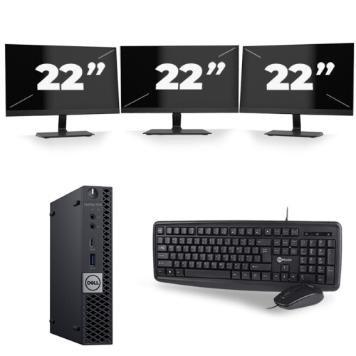 Frontend naam:Dell Optiplex 7070 Micro USFF + 3x ...