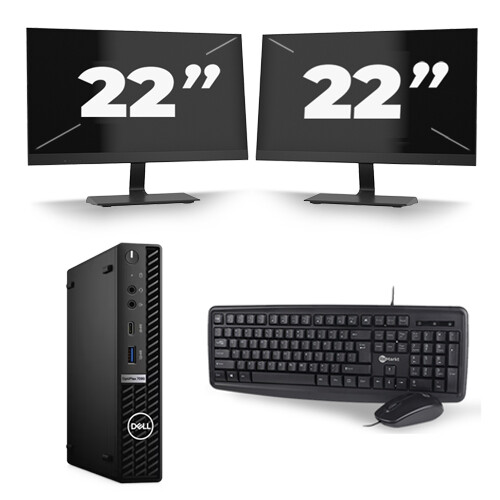 Frontend naam:Dell Optiplex 7090 Micro USFF + 2x ...