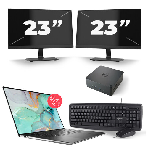 Frontend naam:Dell Precision 5560 + 2x 23 inch ...