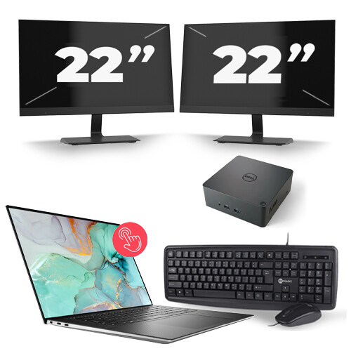 Frontend naam:Dell Precision 5560 + 2x 22 inch ...