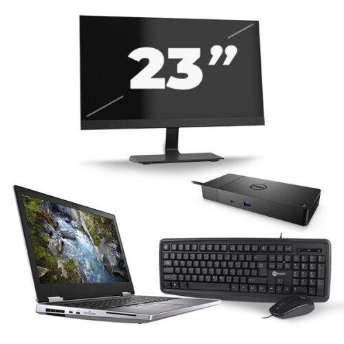 Frontend naam:Dell Precision 7540 + 1x 23 inch ...