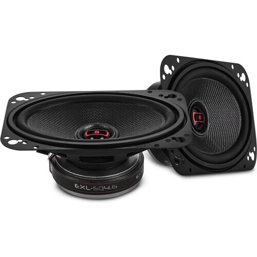 DS18 EXL 4x6” 2-Way Coaxial Speaker with Fiber ...
