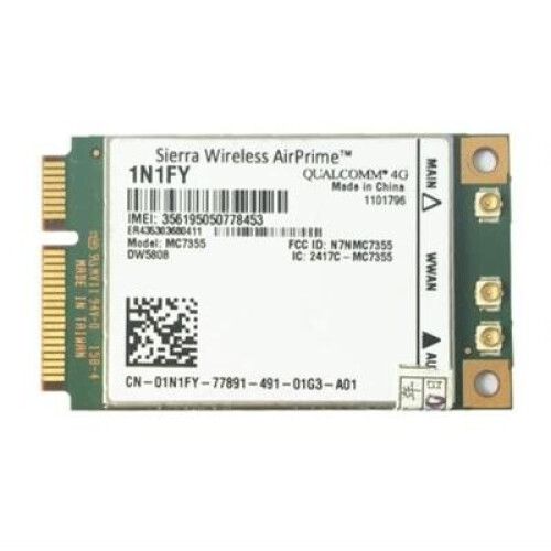 De DW5808 4G LTE Mini-PCI Express Mobile Broadband ...