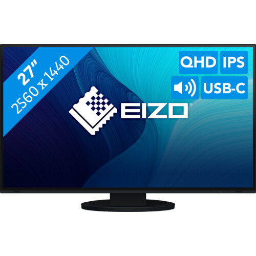 Met de EIZO EV2795-BK 27 inch QHD monitor ga je ...