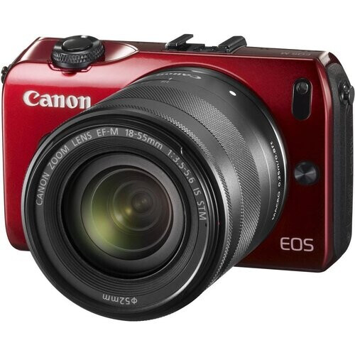 Hybride - Canon EOS M - Rouge + Objectif Canon ...