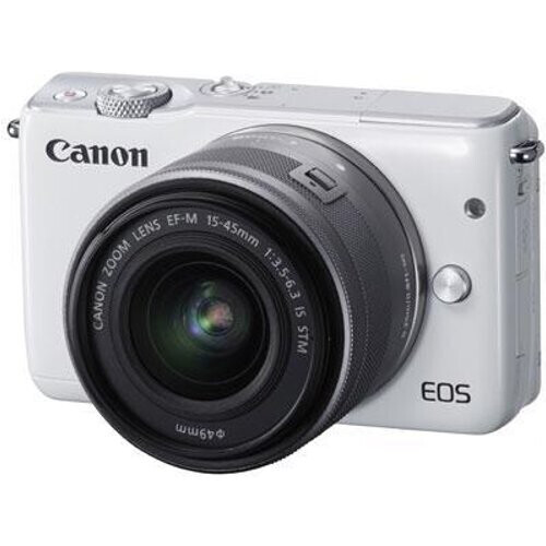 Hybrid Canon EOS M10 - White + Canon Lens ...