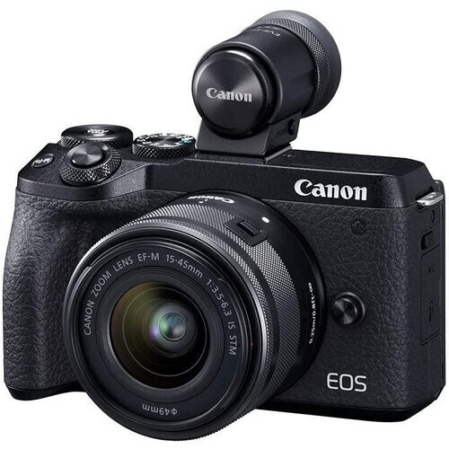 Híbrida - Canon EOS M6 Mark II Negro + objetivo ...