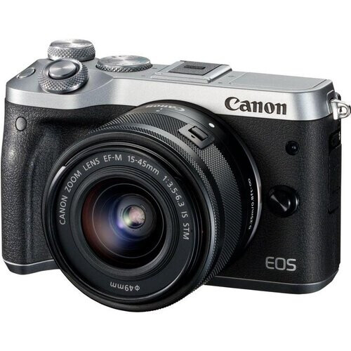 EOS M6 - Plata + Canon EF-M 15-45mm f/3.5-6.3 IS ...