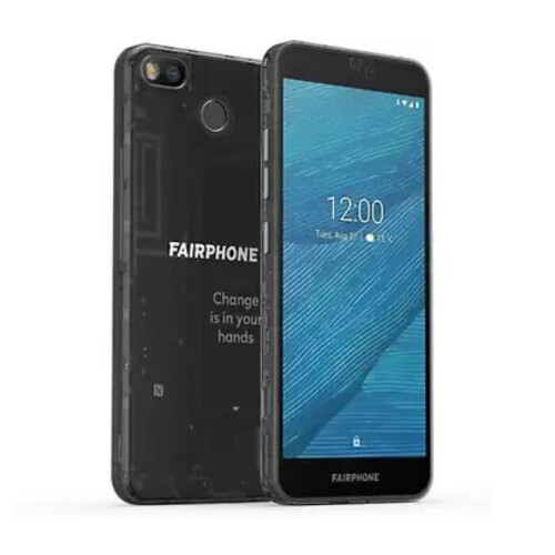 De Fairphone 3 in de kleur zwart is een duurzame ...