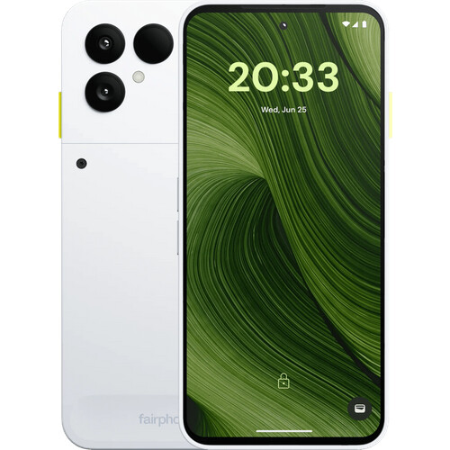 Das Fairphone 6 256 GB Weiß 5G ist ein ...