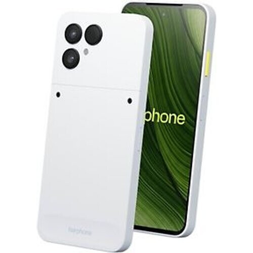 De Fairphone (Gen 6) in de kleur cloud white ...