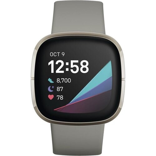 Fitbit Smart Watch Sense Advanced HR - Silver ...