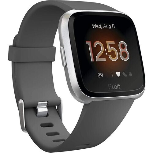 Sport Watch Cardio GPS Fitbit Versa Silver ...