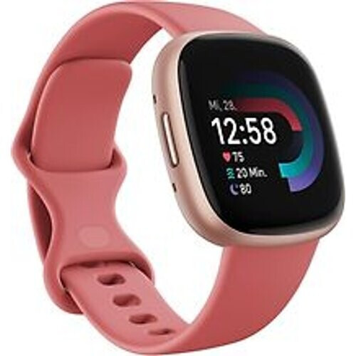 De Fitbit Versa 4 in rosé koper is een stijlvolle ...
