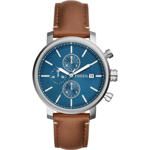 Deze Rhett van 42 mm heeft een blauwe ...