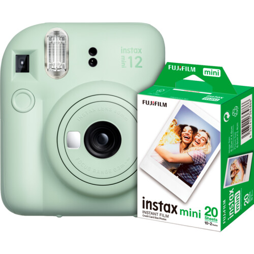 Met de Fujifilm Instax Mini 12 Mint Green Bundel ...