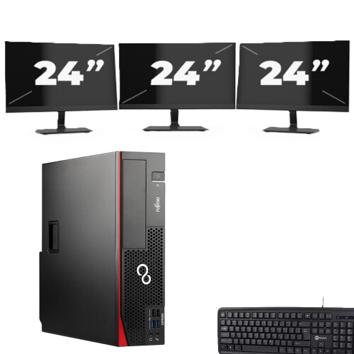 Deze Fujitsu Esprimo D757 SFF-computer levert ...