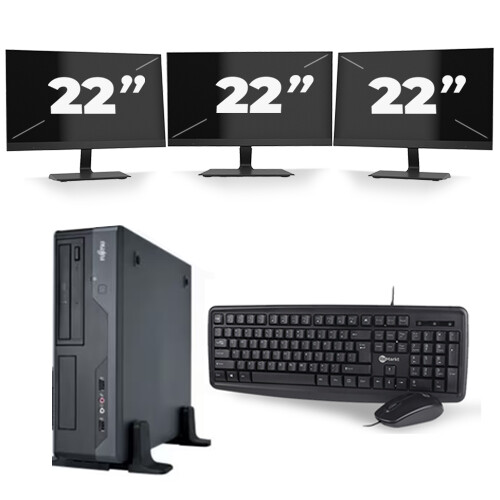Frontend naam:Fujitsu Esprimo E400 SFF + 3x 22 ...