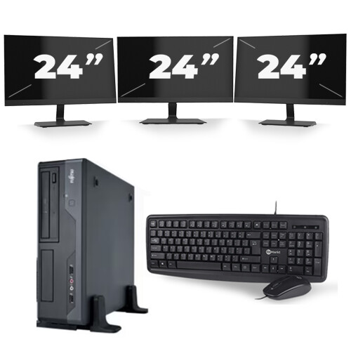 Frontend naam:Fujitsu Esprimo E400 SFF + 3x 24 ...