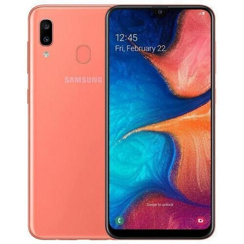 The Samsung Galaxy A20e is a compact smartphone ...