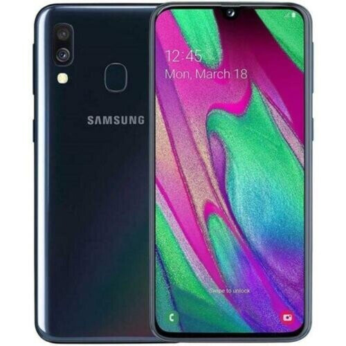 The Samsung Galaxy A40 is a compact smartphone ...